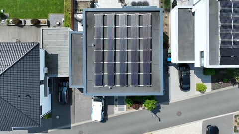 Photovoltaik auf Flachdach