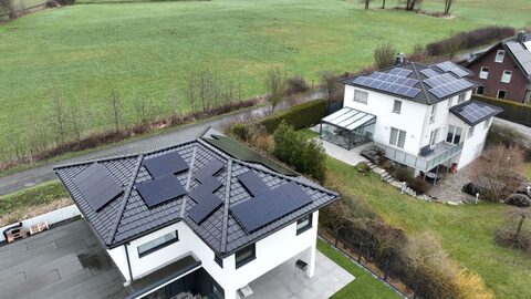 Große Dachanlage auf Gewerbeimmobilie