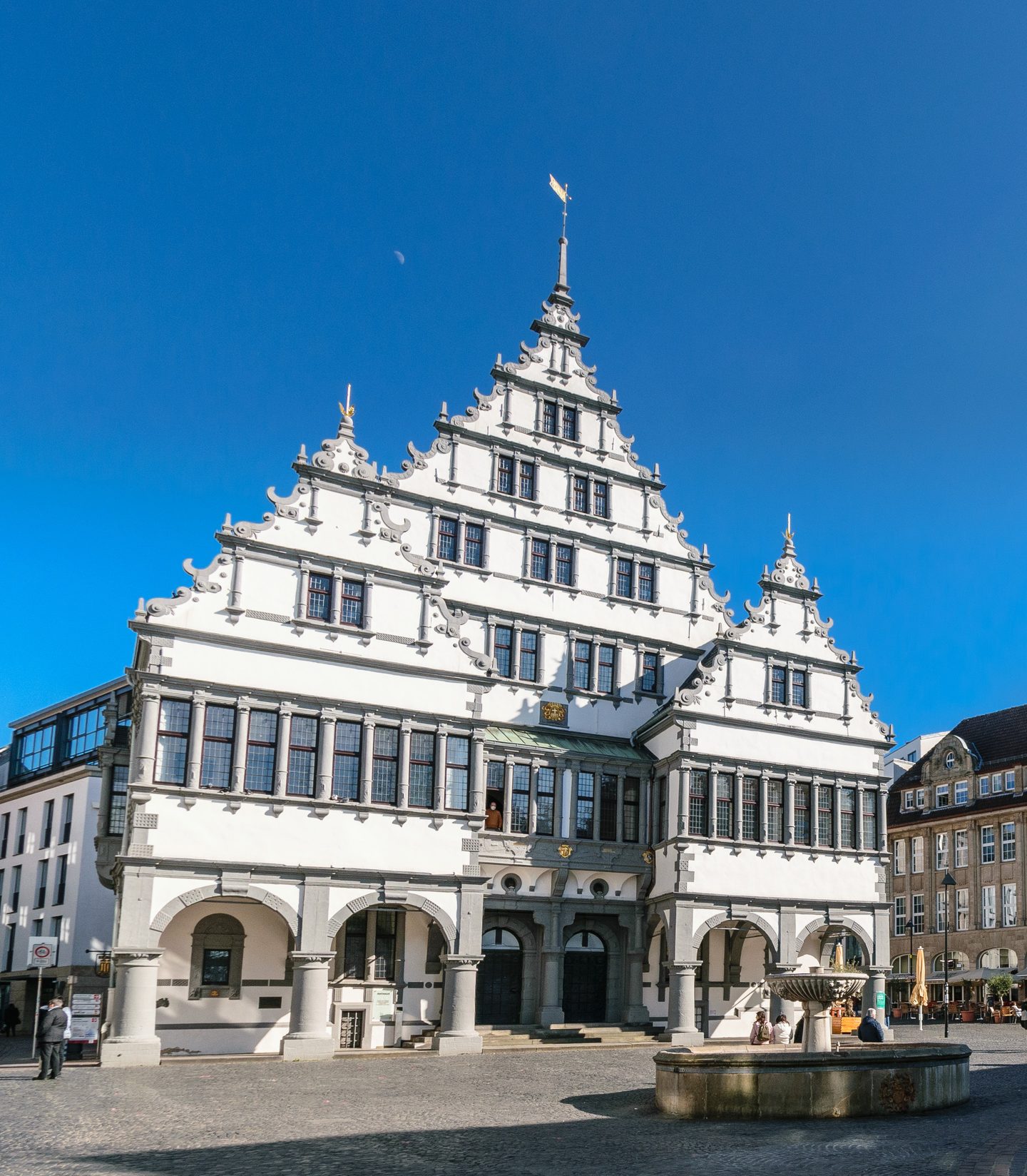 Das historische Rathaus in Paderborn